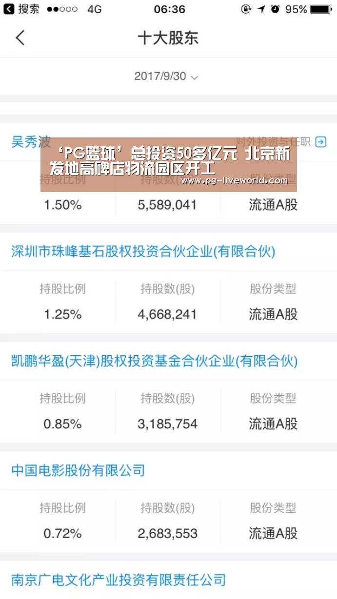 ‘PG篮球’总投资50多亿元 北京新发地高碑店物流园区开工(图1) PG足球